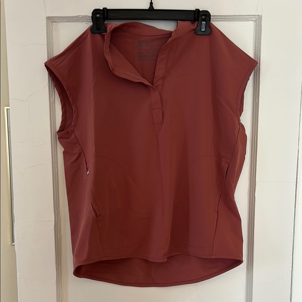 Women's Rust Sleeveless Top